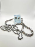 ¡SALE BUNDLE! GREY SILVER PEARL NECKLACE SET • $199
