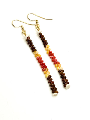 NIIHAU KAHELELANI EARRINGS (2.25”)