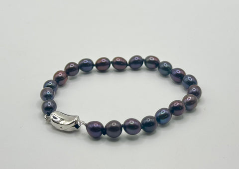SALE! $49 DARK CHOCOLATE PEARL BRACELET