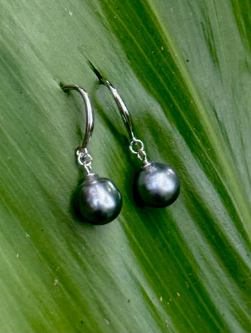 TAHITIAN PEARL DANGLES (9mm)