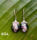 LARGE DELUXE TAHITIAN PEARL DANGLES (14-15)