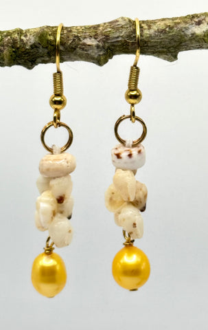 NIIHAU PĪKAKE + GOLD PEARL