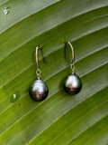 TAHITIAN PEARL DANGLES (10-11mm)