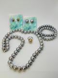 MOVING SALE: 24” SILVER PEARL NECKLACE BUNDLE (6pcs.)