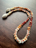 VERY RARE! NIIHAU SHELL HELECONIA NECKLACE (23.5”)