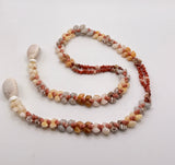 VERY RARE! NIIHAU SHELL HELECONIA NECKLACE (23.5”)