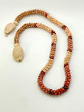 (21.5”) NIIHAU POEPOE KAHELELANI SHELL NECKLACE